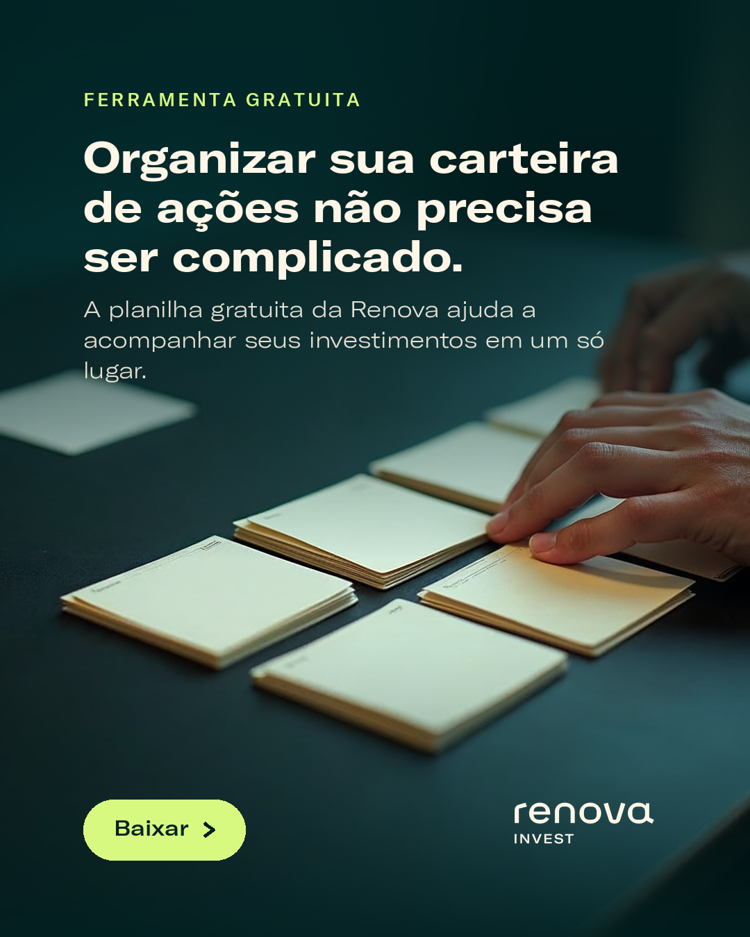 Planilha de ações
