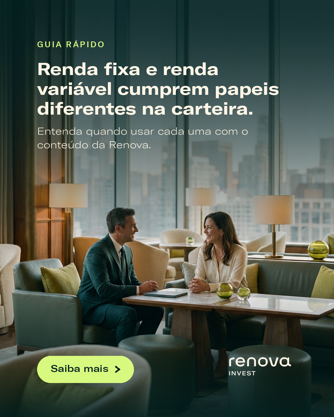 Renda fixa x renda variável