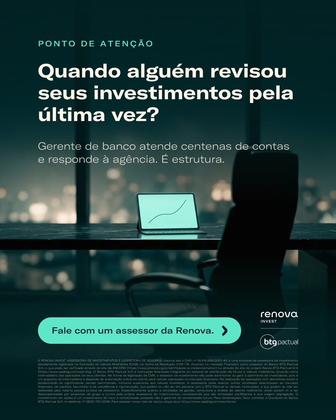 Gerente ausente — revisão